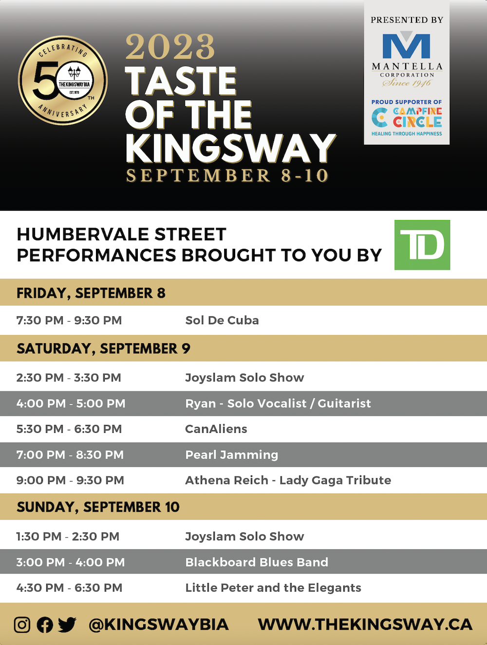Humbervale-performance-schedule